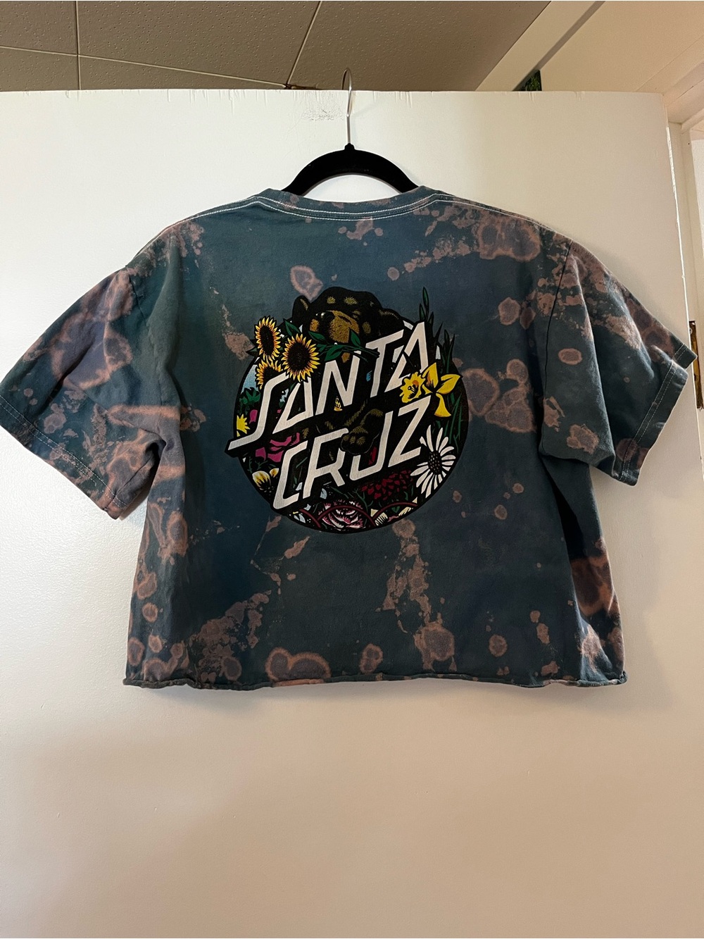 Santa Cruz | Dyed Cropped Tee Shirt